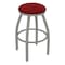 Holland Bar Stool Co 30" Swivel Bar Stool, Nickel Finish, Graph Ruby Seat X802 - alternate 1